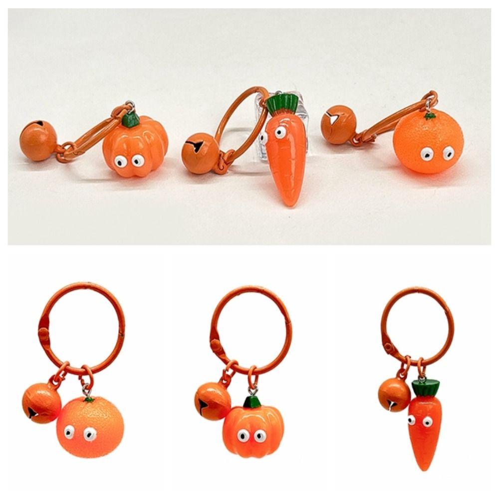 Оранжевая Морковка Имитация Фруктовая Морковка Подвеска Тыква Мини Оранжевая Морковка Брелок Брелок Подарок