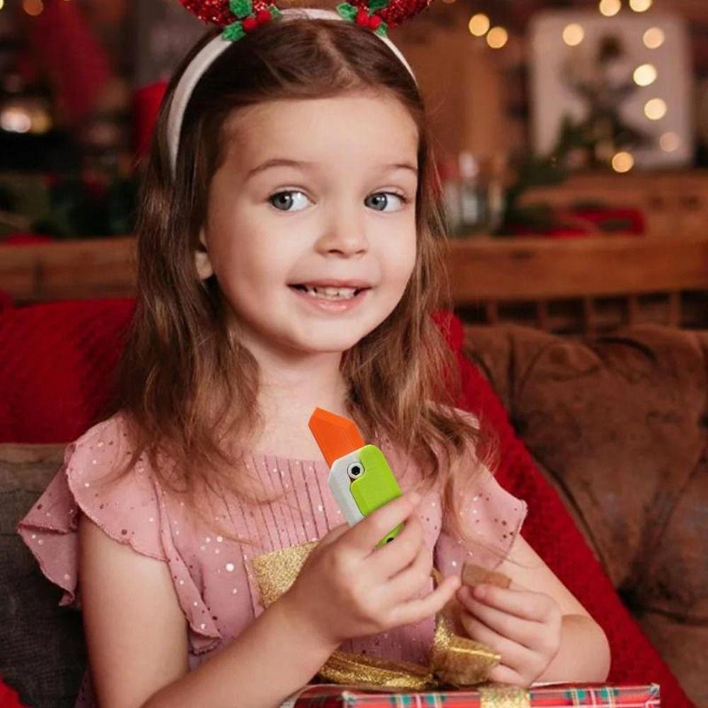 Нажмите Карточку Гравитационная Морковка Fidgets игрушка Морковка 3D Печать Гравитационная Морковка Игрушка Взрослые Дети Подарки синий