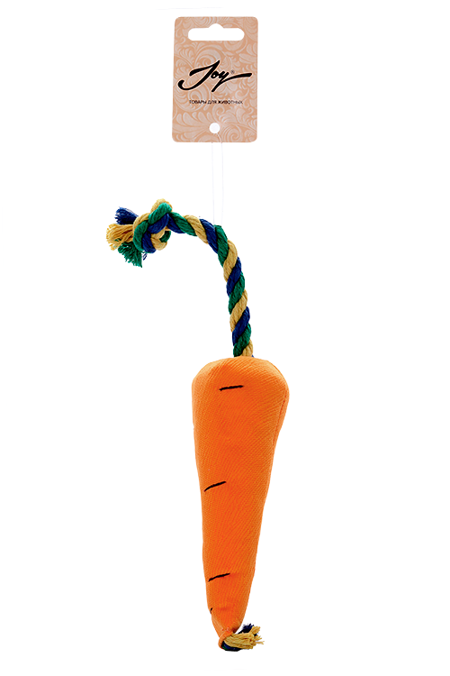 Игрушка д/собак JOY морковка
